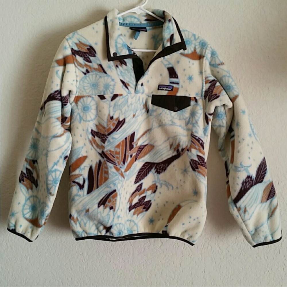 Patagonia Synchilla Snap Fleece - Harvest Moon Owl Print RARE